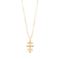 Choker con cruz de caravaca