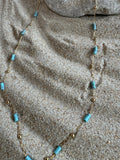 Choker piedra turquesa