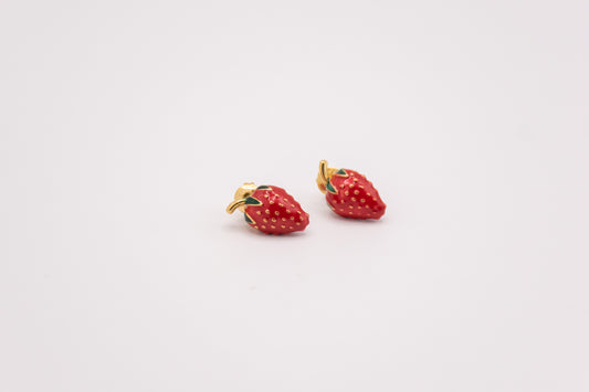 Pendientes Fresita